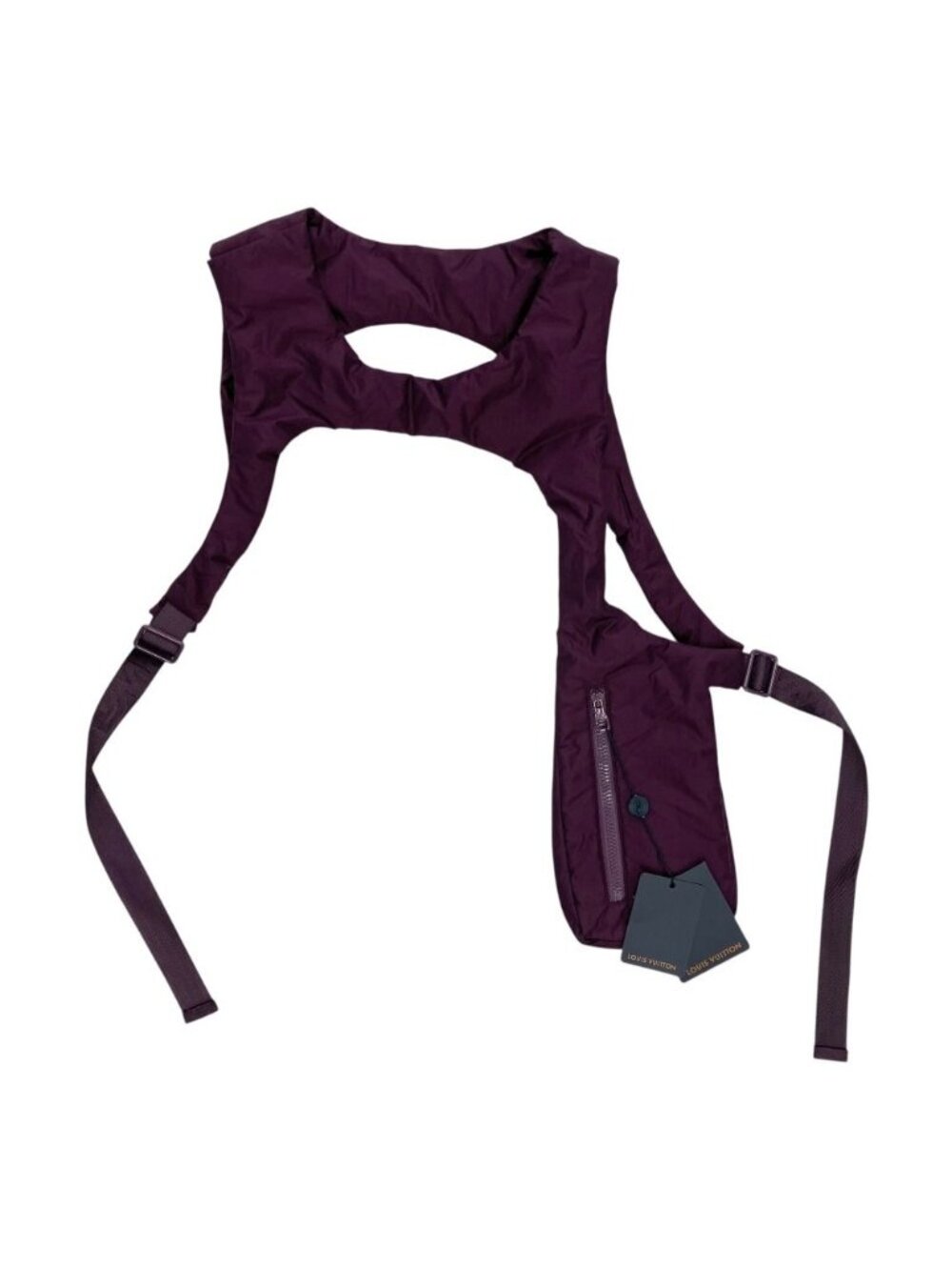 Louis Vuitton Padded Utility Vest Sleeveless Harness Virgil Abloh Purple